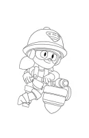 Brawl Stars kleurplaat 18